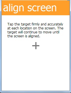 Aligment Screen
